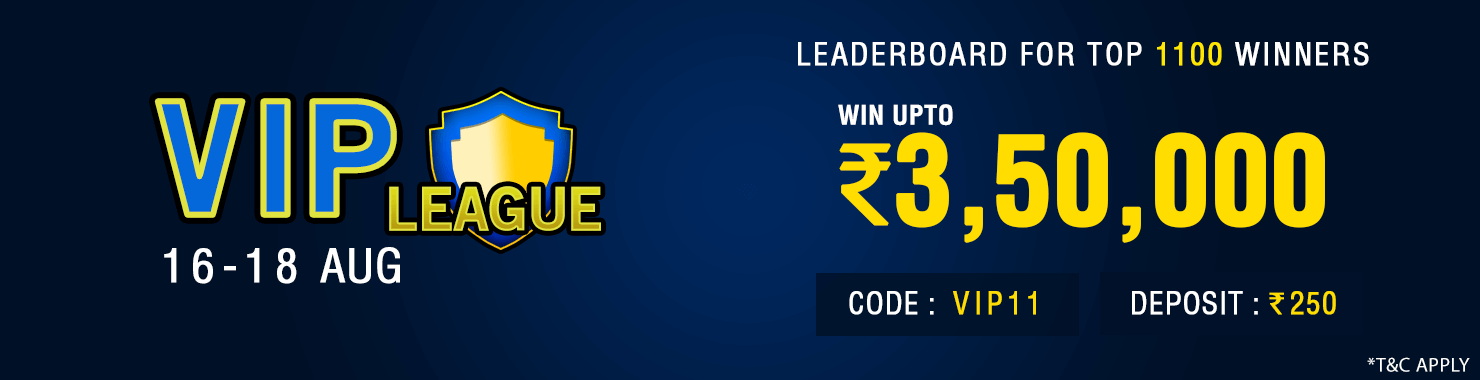 VIP League Leaderboard Contest