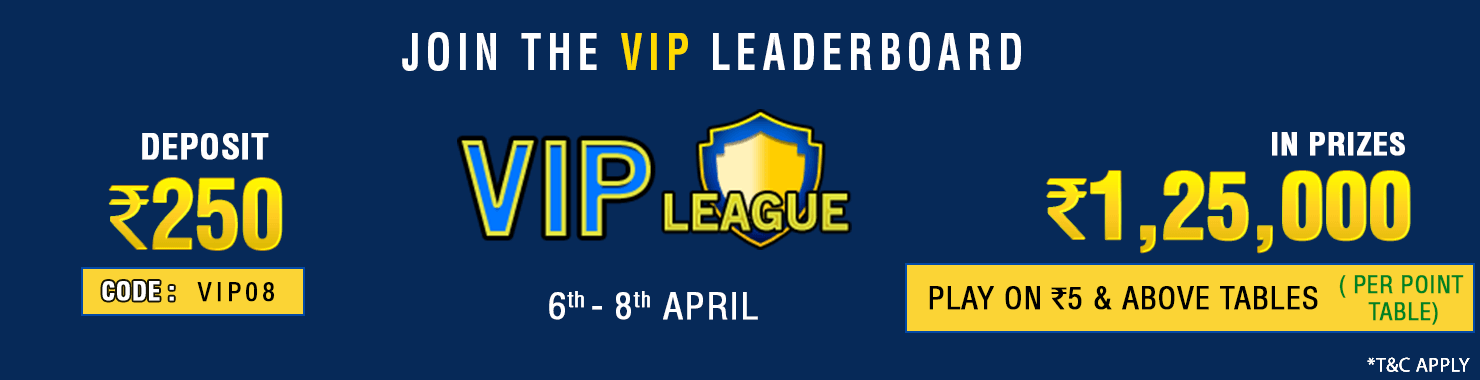 VIP League Leaderboard Contest