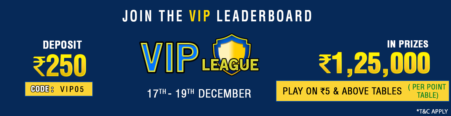 VIP League Leaderboard Contest