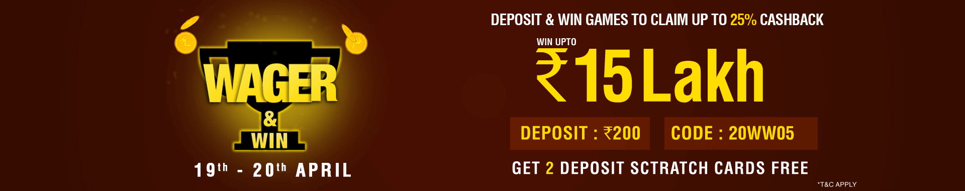 Wager and Win Contest